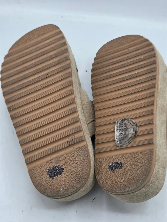 Steve Madden Bigschmona Tan Suede Platform Sandals Size 7.5 - Picture 11 of 15